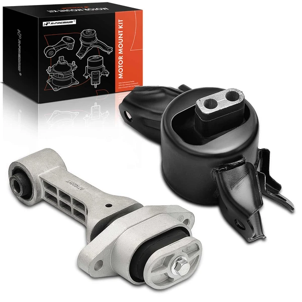 2-Pc Engine Mount and Transmission Mount Kit Front Left A-Premium APEM640