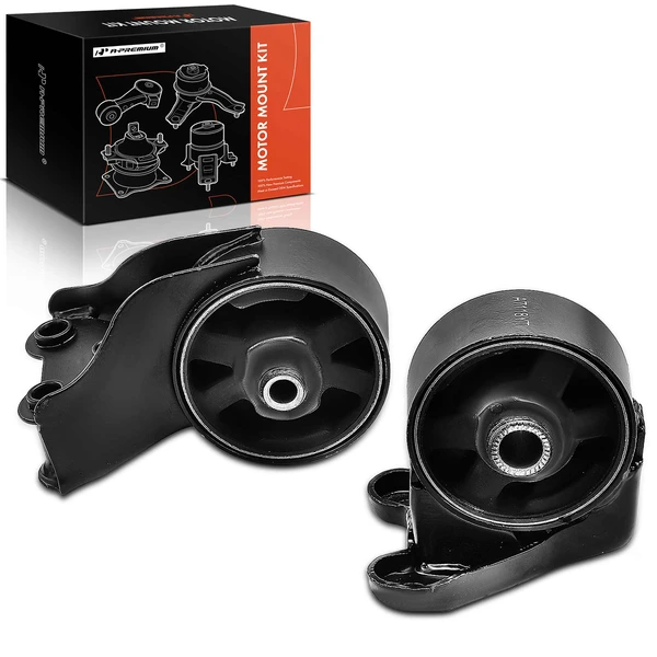 2001-2006 Hyundai Elantra 2-Pc Motor Mount Front & Rear A-Premium APEM654