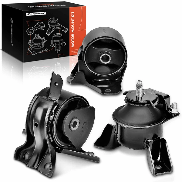 3-Pc Engine Mount and Transmission Mount Kit Front A-Premium APEM679