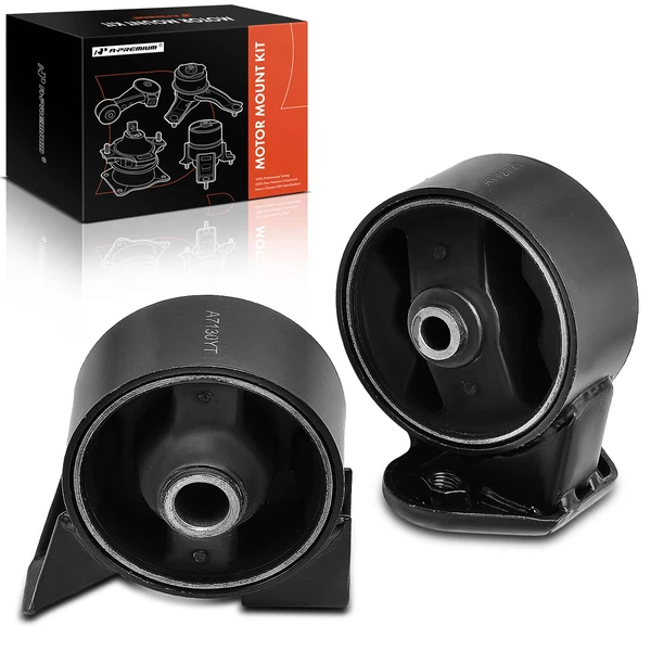 2003-2005 Hyundai Accent 2-Pc Motor Mount Front & Rear A-Premium APEM628