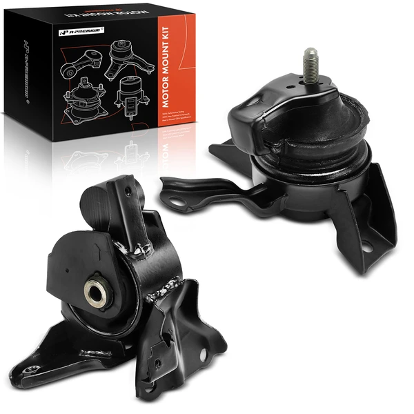 2004-2009 Kia Spectra 2-Pc Engine Mount and Transmission Mount Kit Front Right A-Premium APEM726