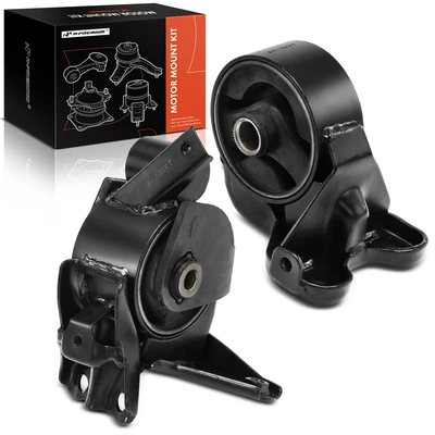 2 Pcs Engine Motor & Transmission Mount