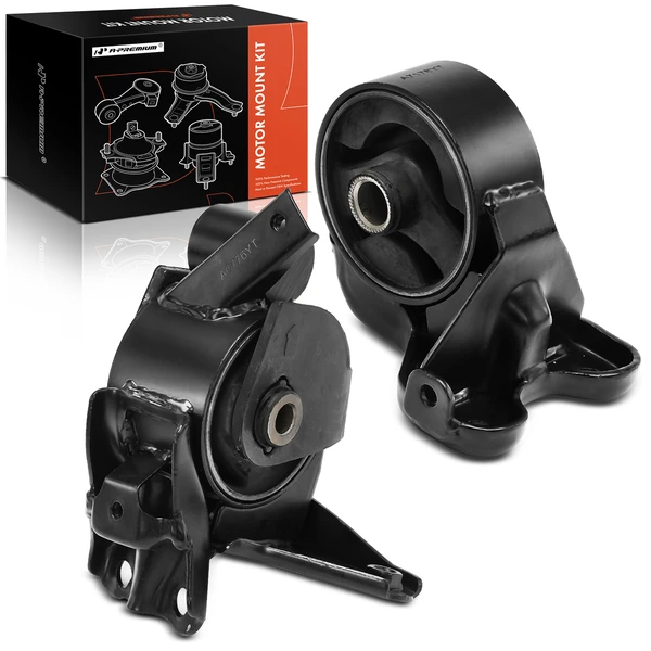 2004-2009 Kia Spectra 2-Pc Engine Mount and Transmission Mount Kit Front A-Premium APEM732