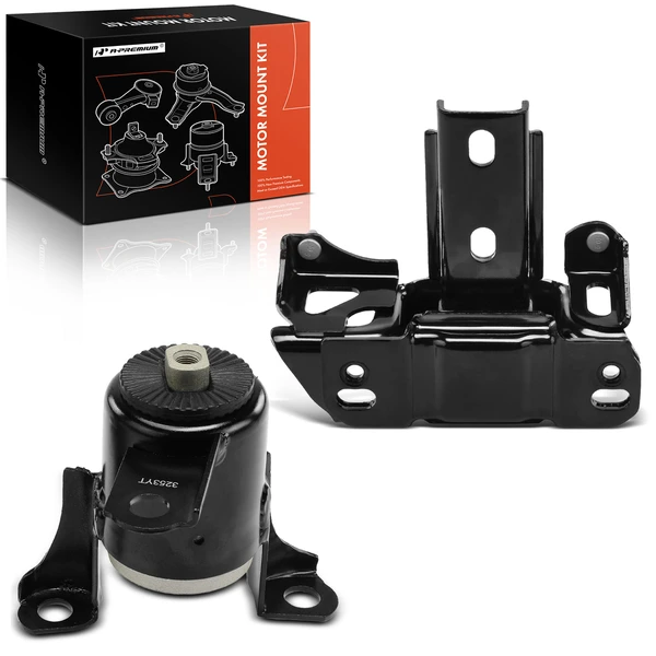 2-Pc Engine Motor Mount + Transmission Mount, Front Right, A-Premium APEM738