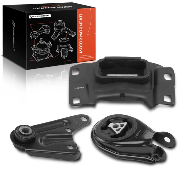 2010-2013 Mazda 3 3-Pc Engine Mount and Transmission Mount Kit Rear A-Premium APEM744