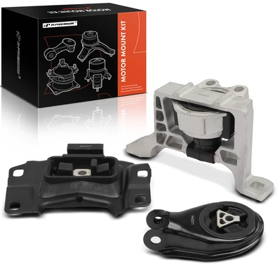 3 Pcs Engine Motor & Transmission Mount