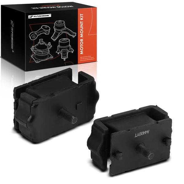 2-Pc Motor Mount, Front Left & Right, A-Premium APEM754