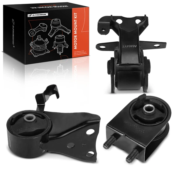 2002-2003 Mazda Protege5 3-Pc Engine Mount and Transmission Mount Kit Front & Rear A-Premium APEM758