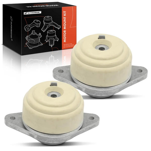 2-Pc Engine Motor Mount Front Left & Front Right A-Premium APEM767