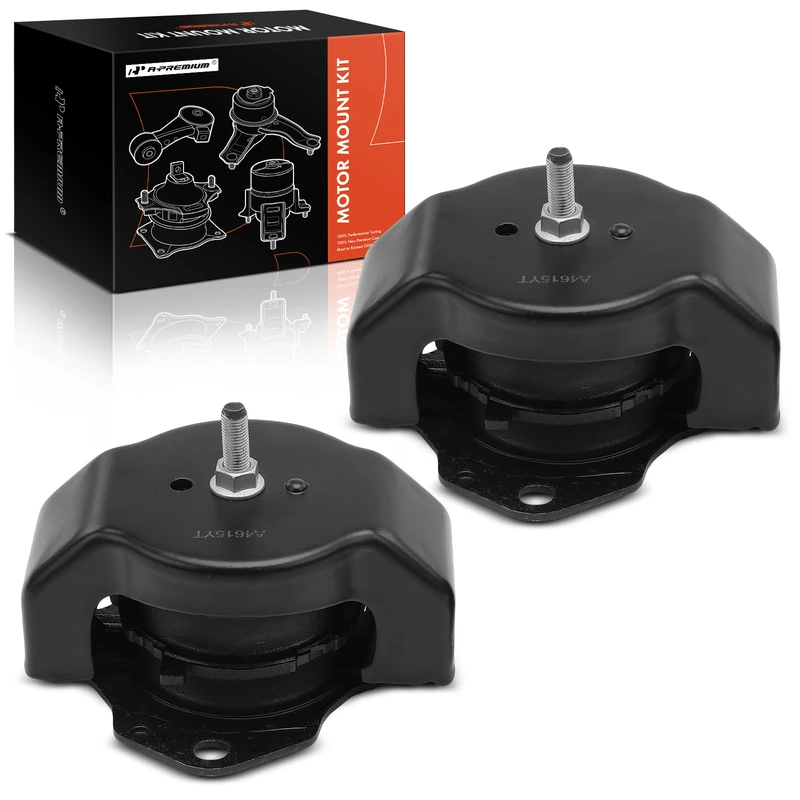 2-Pc Motor Mount, Front Left & Right, A-Premium APEM779