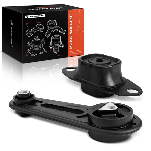 2009-2014 Nissan Cube 2-Pc Engine Mount and Transmission Mount Kit Rear A-Premium APEM811