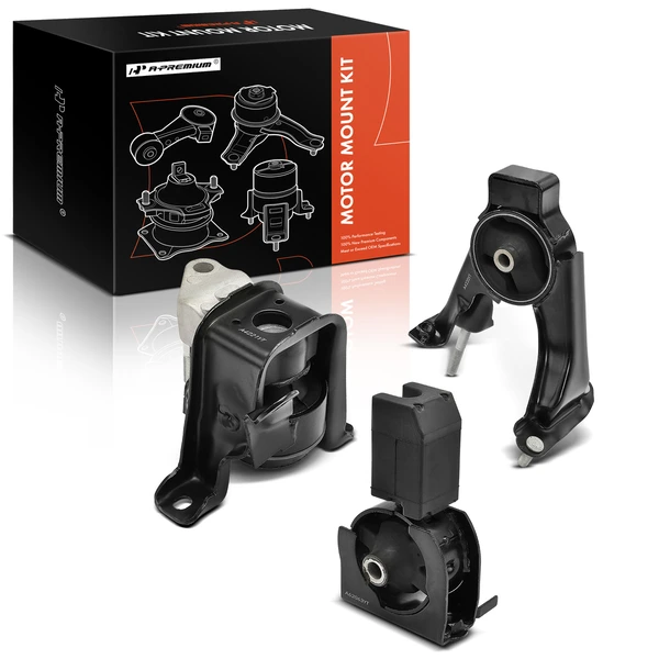 3-Pc Engine Mount, Front & Rear, A-Premium APEM880