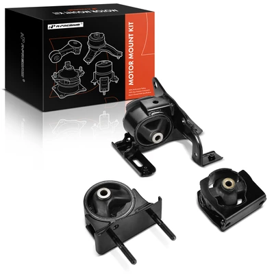 3 Pcs Engine Motor & Transmission Mount