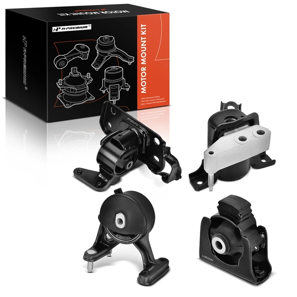 2009-2012 Toyota RAV4 4-Pc Engine Mount and Transmission Mount Kit Front & Rear A-Premium APEM898
