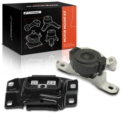 2 Pcs Engine Motor & Transmission Mount