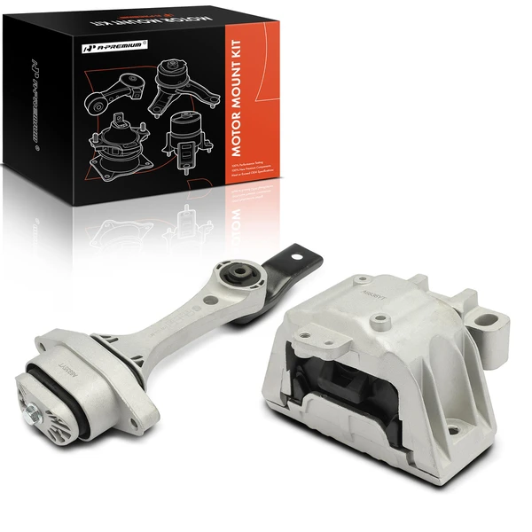 2-Pc Motor Mount, Front Right & Rear, A-Premium APEM951