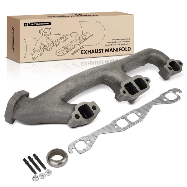 Right Exhaust Manifold with Gasket for 1996-2000 GMC C3500