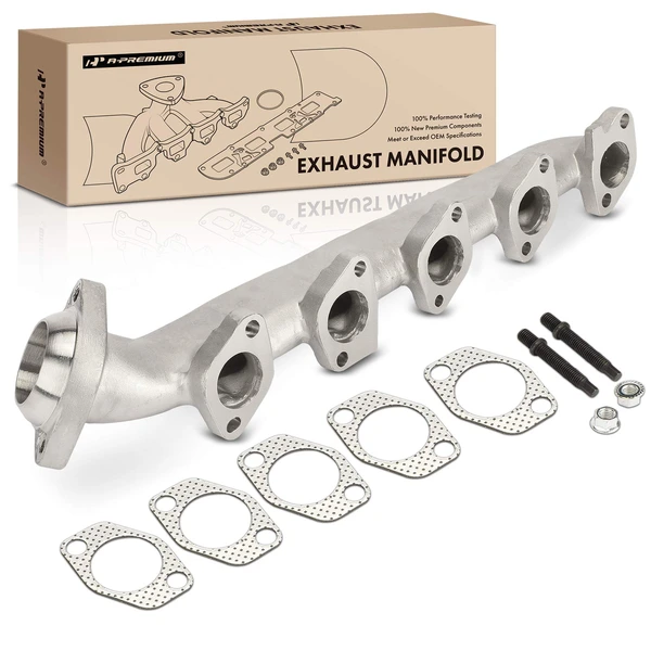 Left Exhaust Manifold with Gasket for Ford F-250 Super Duty Excursion V10 6.8L