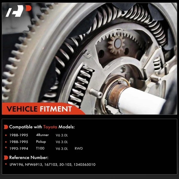 Clutch Flywheel 8 Holes 120 Teeth for Toyota 4Runner 1988-1995 Pickup