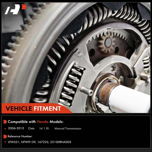 Clutch Flywheel 8 Holes 113 Teeth for Honda Civic 2006-2015