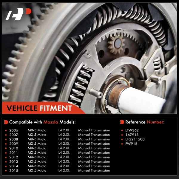 Clutch Flywheel 6 Holes 112 Teeth for Mazda MX-5 Miata 2006-2015