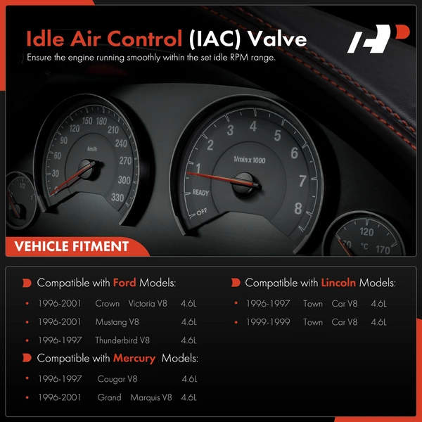 Idle Air Control Valve for Ford Crown Victoria 96-01 Mercury Grand Marquis 4.6L
