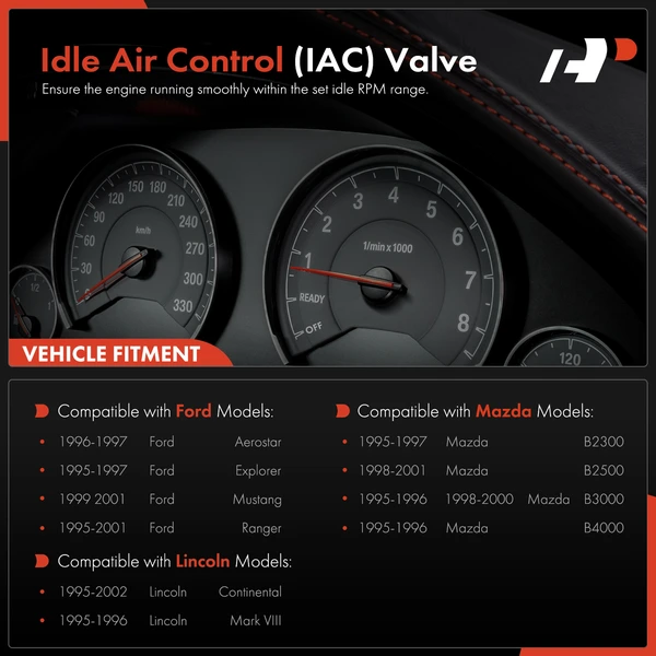 Idle Air Control Valve for Ford Explorer Mustang Ranger Mazda B2500 Lincoln