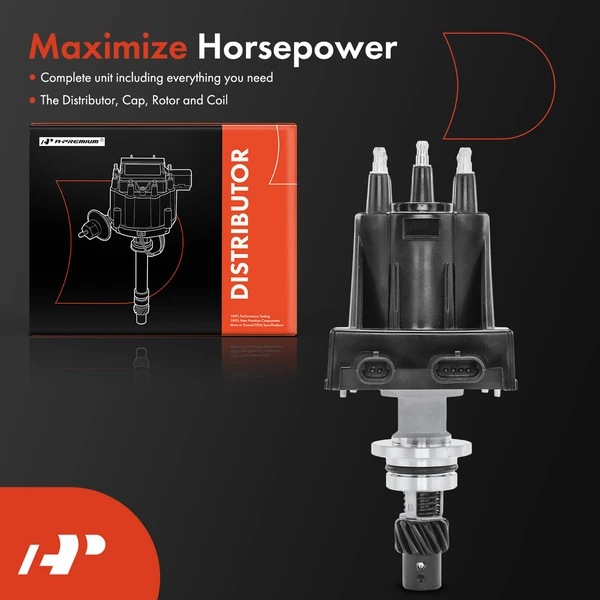 Ignition Distributor with Cap & Rotor for Chevrolet S10 1991-1993 Buick GMC