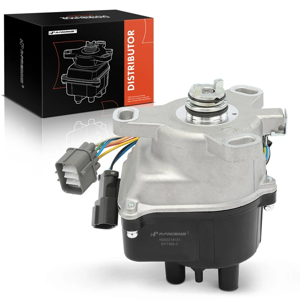 Ignition Distributor with Cap & Rotor for 1992-1995 Acura Integra