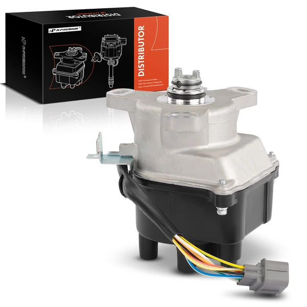 Ignition Distributor with Cap & Rotor for Honda Civic 1999-2000 CX DX EX LX L4