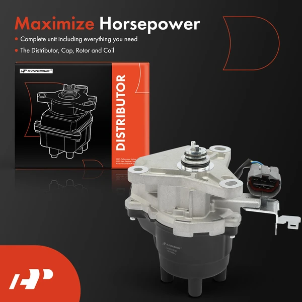 Ignition Distributor with Cap & Rotor for Honda Accord 1996-1997 CL 1997 L4 2.2L