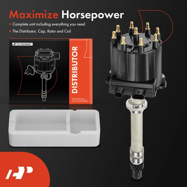 Ignition Distributor with Cap & Rotor for GMC C1500 C2500 K1500 Jimmy Yukon