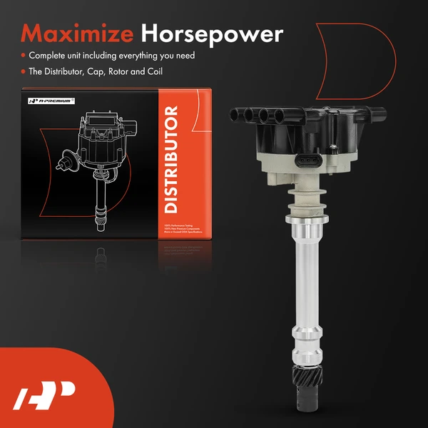 Ignition Distributor with Cap & Rotor for Chevrolet C2500 Express 3500 96-00 GMC