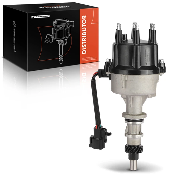 Ignition Distributor with Cap & Rotor for Ford E-150 E-350 E-250 Econoline F-250