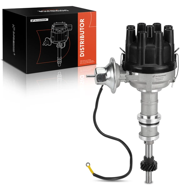 Ignition Distributor with Cap & Rotor for Ford F-250 F-350 Mercury Cougar