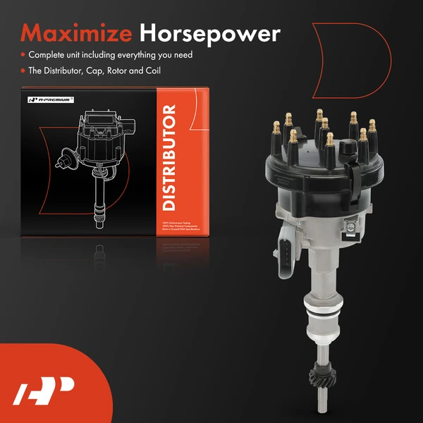 Ignition Distributor with Cap & Rotor for Ford Mustang 1986-1993 Thunderbird LTD