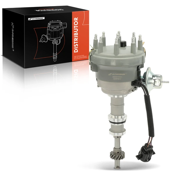 Ignition Distributor with Cap & Rotor for 1974-1976 Mercury Montego