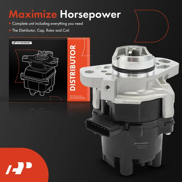 Ignition Distributor with Cap & Rotor for Mitsubishi Mirage 1997-2002 L4 1.5L