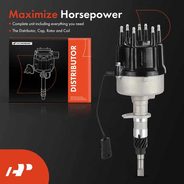 Ignition Distributor with Cap & Rotor for Jeep Cherokee Wrangler Comanche L6 4.0L