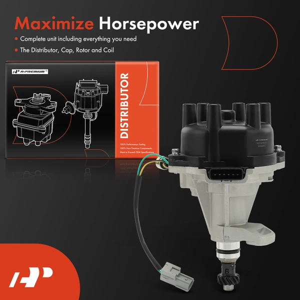 Ignition Distributor with Cap & Rotor for Nissan Frontier 99-04 Pathfinder