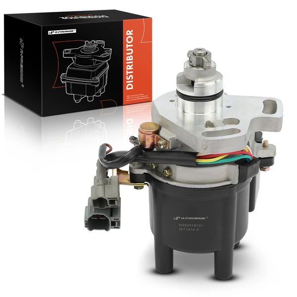 Ignition Distributor with Cap & Rotor for 1990-1992 Toyota Corolla