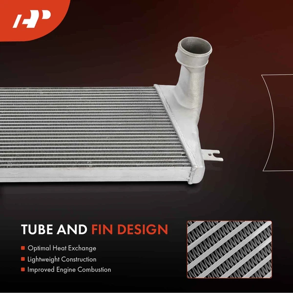 Air Cooled Intercooler for Dodge Ram 2500 Ram 3500 1994-2002 L6 5.9L Turbocharged