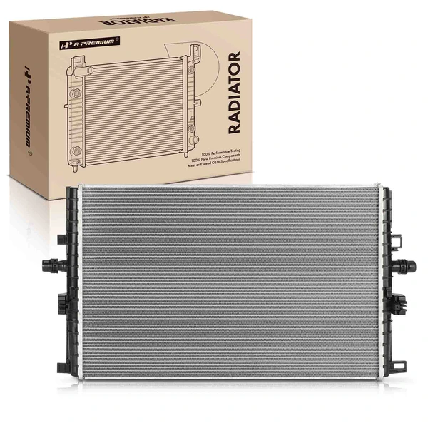 Battery Coolant Aluminum Radiator without Oil Cooler for 2020-2023 Tesla Y