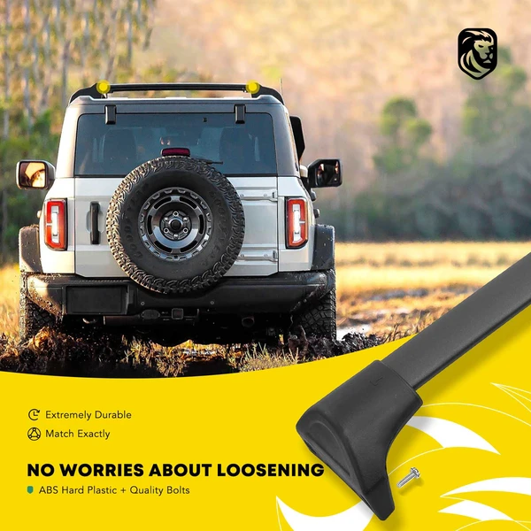 Black Aluminum Alloy Roof Rack Cross Bars for 2014-2018 Acura MDX