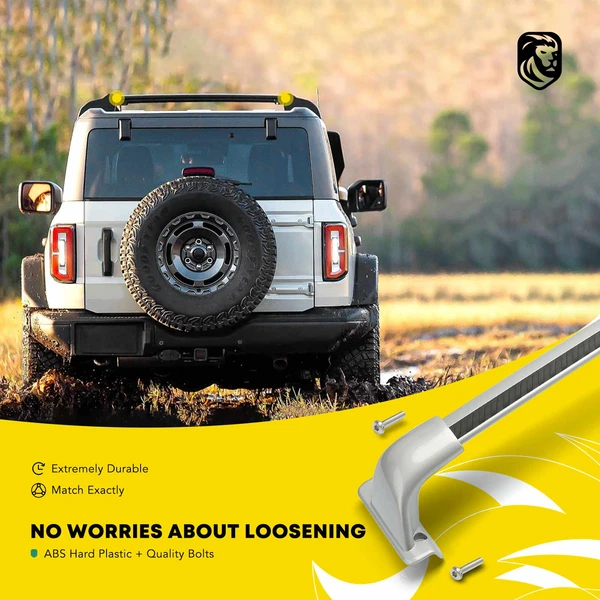 Silver Aluminum Alloy Roof Rack Cross Bars for 2022-2023 INFINITI QX60