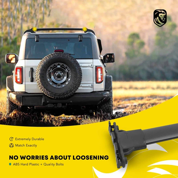 Black Aluminum Alloy Roof Rack Cross Bars for 2010-2015 Lexus RX450h