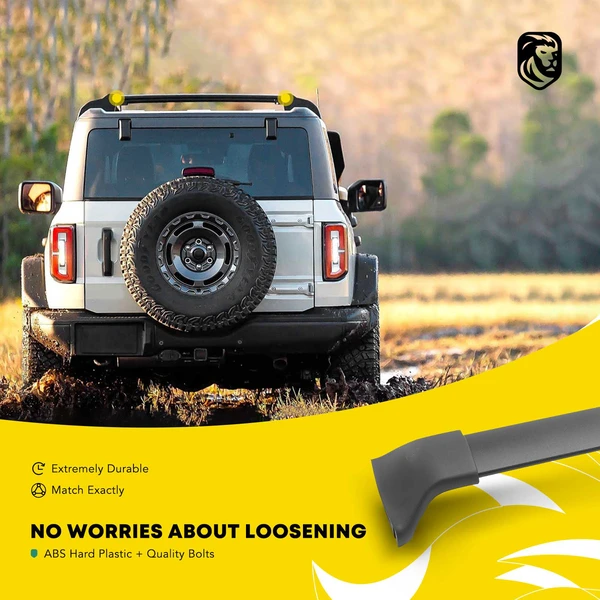 Black Aluminum Alloy Roof Rack Cross Bars for 2016-2019 Mazda CX-3