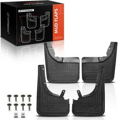 4 Pcs Front & Rear Mud Flaps Splash Guards