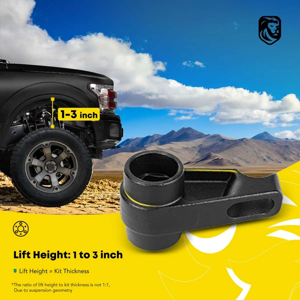 1-inch to 3-inch Front Leveling Lift Kit for 2004-2012 GMC Canyon