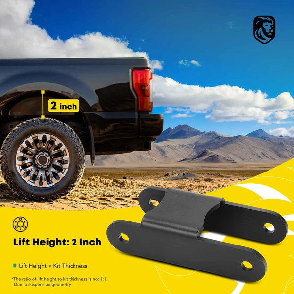 2-inch Rear Leveling Lift Kit for Chevrolet Colorado GMC Canyon 04-17 RWD 4WD